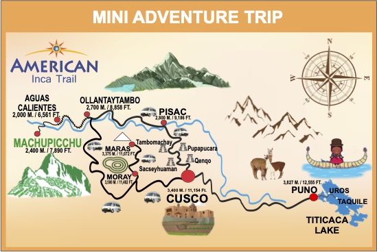 Mini Adventure Trip 6D/5N map
