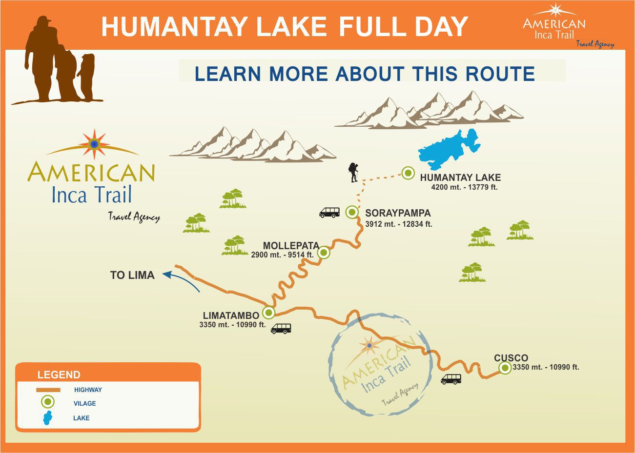HUMANTAY LAKE map
