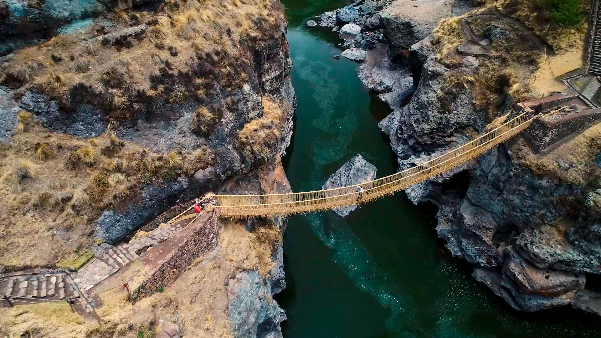 QUESWACHAKA INCAN ROPE BRIDGE